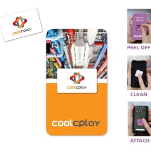 Full Color Screen Cleaner Sticker - Rectangle Shape (0.8"x 1.3") 1 Full Color Screen Cleaner Sticker - Rectangle Shape (0.8"x 1.3") 1