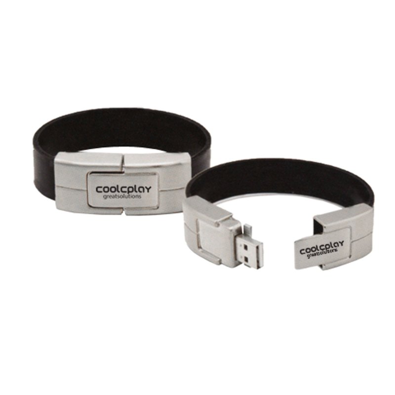 2GB Black Bracelet Leather USB Flash Drive 1 2GB Black Bracelet Leather USB Flash Drive 1