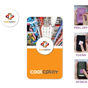 Full Color Screen Cleaner Sticker - Circle Shape (1.30"x 1.30") 1 Full Color Screen Cleaner Sticker - Circle Shape (1.30"x 1.30") 1