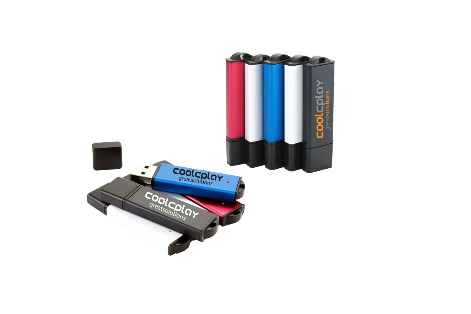 2 GB USB Flashdrive With Removable Cap 1