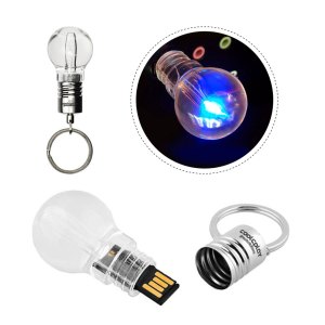 16GB LED Lightbulb USB Flashdrive w/ Keyring 1 16GB LED Lightbulb USB Flashdrive w/ Keyring 1