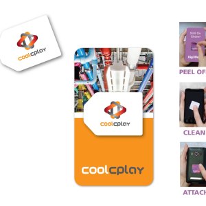 Full Color Screen Cleaner Sticker - Tag Shape (1.10"x 1.50") 1 Full Color Screen Cleaner Sticker - Tag Shape (1.10"x 1.50") 1