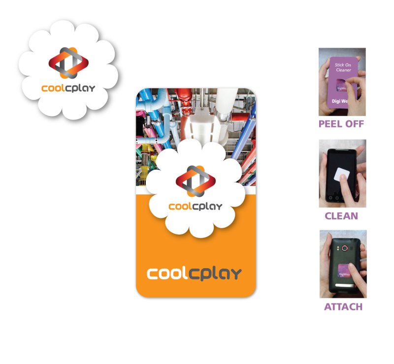 Full Color Screen Cleaner Sticker - Flower Shape (1.57"x 1.57") 1 Full Color Screen Cleaner Sticker - Flower Shape (1.57"x 1.57") 1