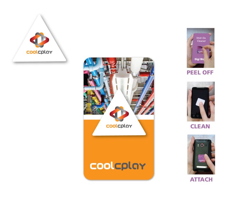 Full Color Screen Cleaner Sticker - Triangle Shape (1.57"x 1.38") 1 Full Color Screen Cleaner Sticker - Triangle Shape (1.57"x 1.38") 1