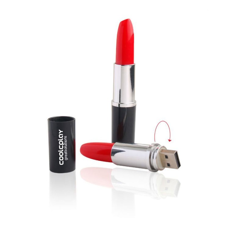 8GB Red Lipstick Shape USB Flash Drive 1 8GB Red Lipstick Shape USB Flash Drive 1
