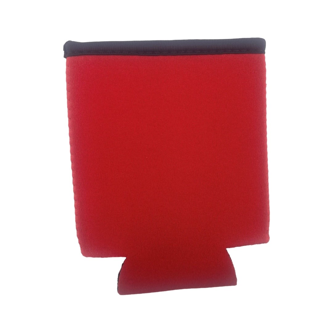 REAL Neoprene Can Cooler w/Black Rim 1