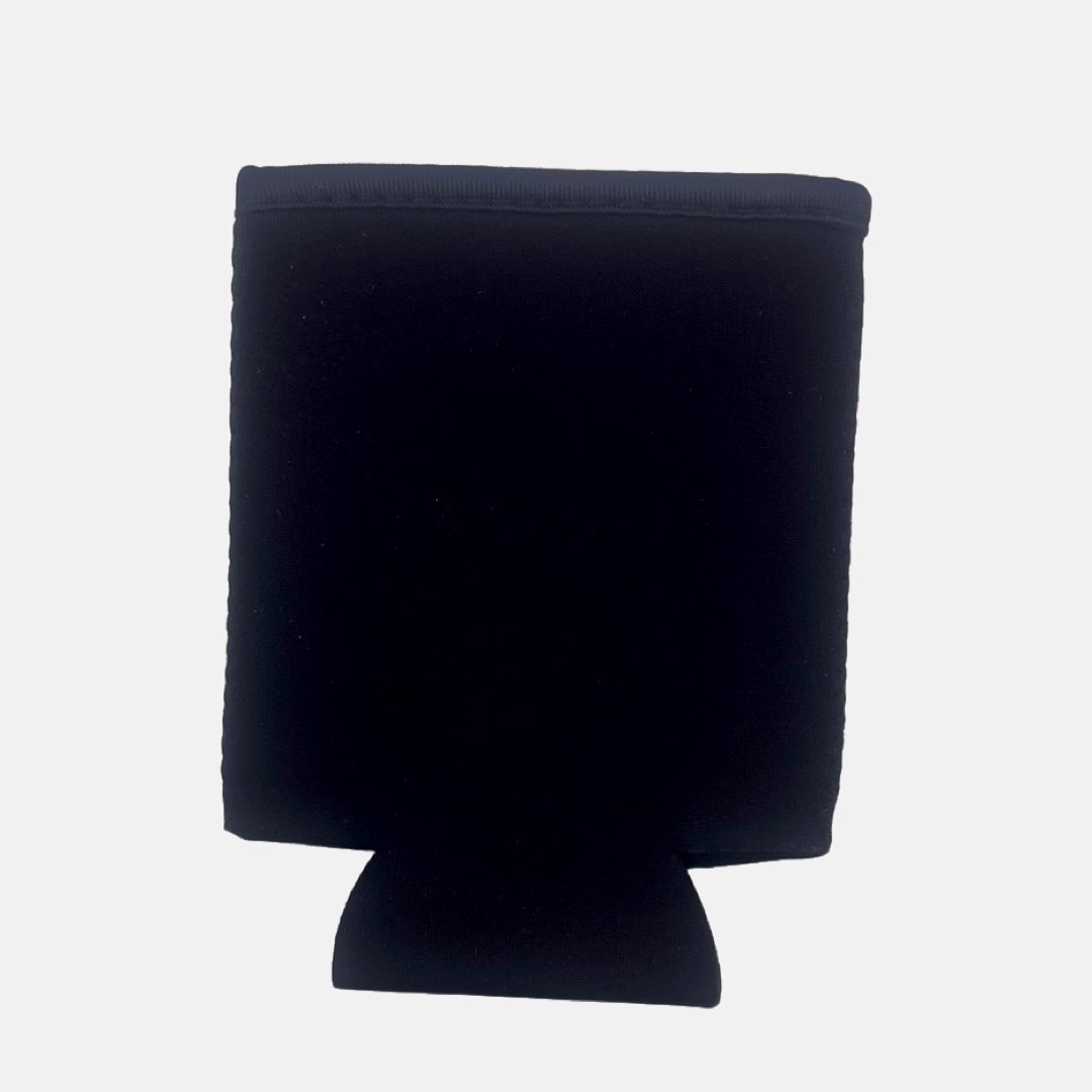 REAL Neoprene Can Cooler w/Black Rim 1