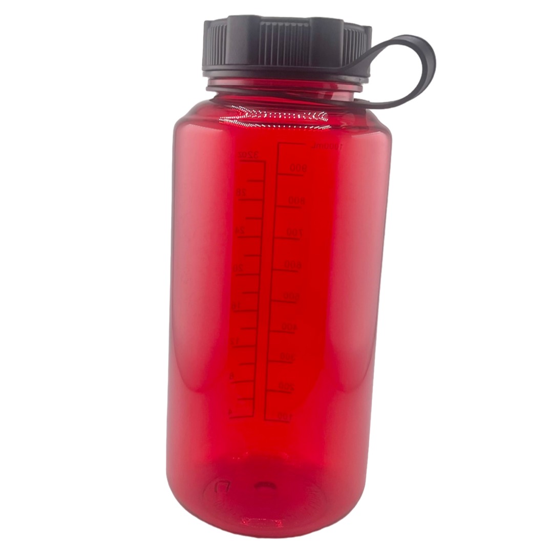 32 Oz. Water Bottle w/Strap Lid & Graduated Scale 2