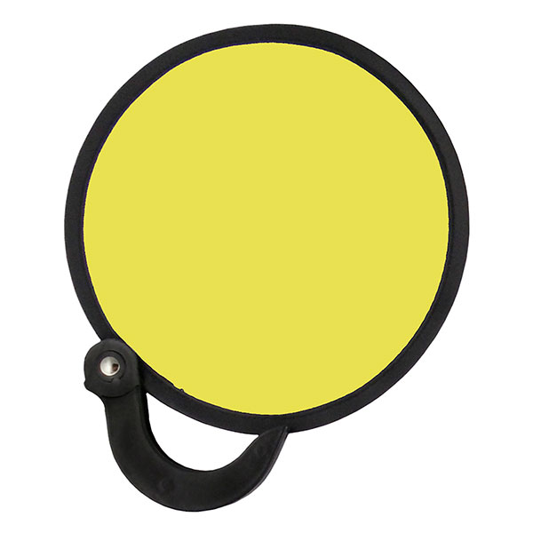 Flexible Nylon Collapsible Folding Fan w/Handle 2 Flexible Nylon Collapsible Folding Fan w/Handle 2