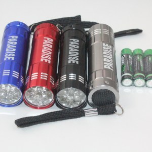 9LED Pocket Flashlight With Strap, Gift Box, And 3AAA Batteries Included! 2 9LED Pocket Flashlight With Strap, Gift Box, And 3AAA Batteries Included! 2