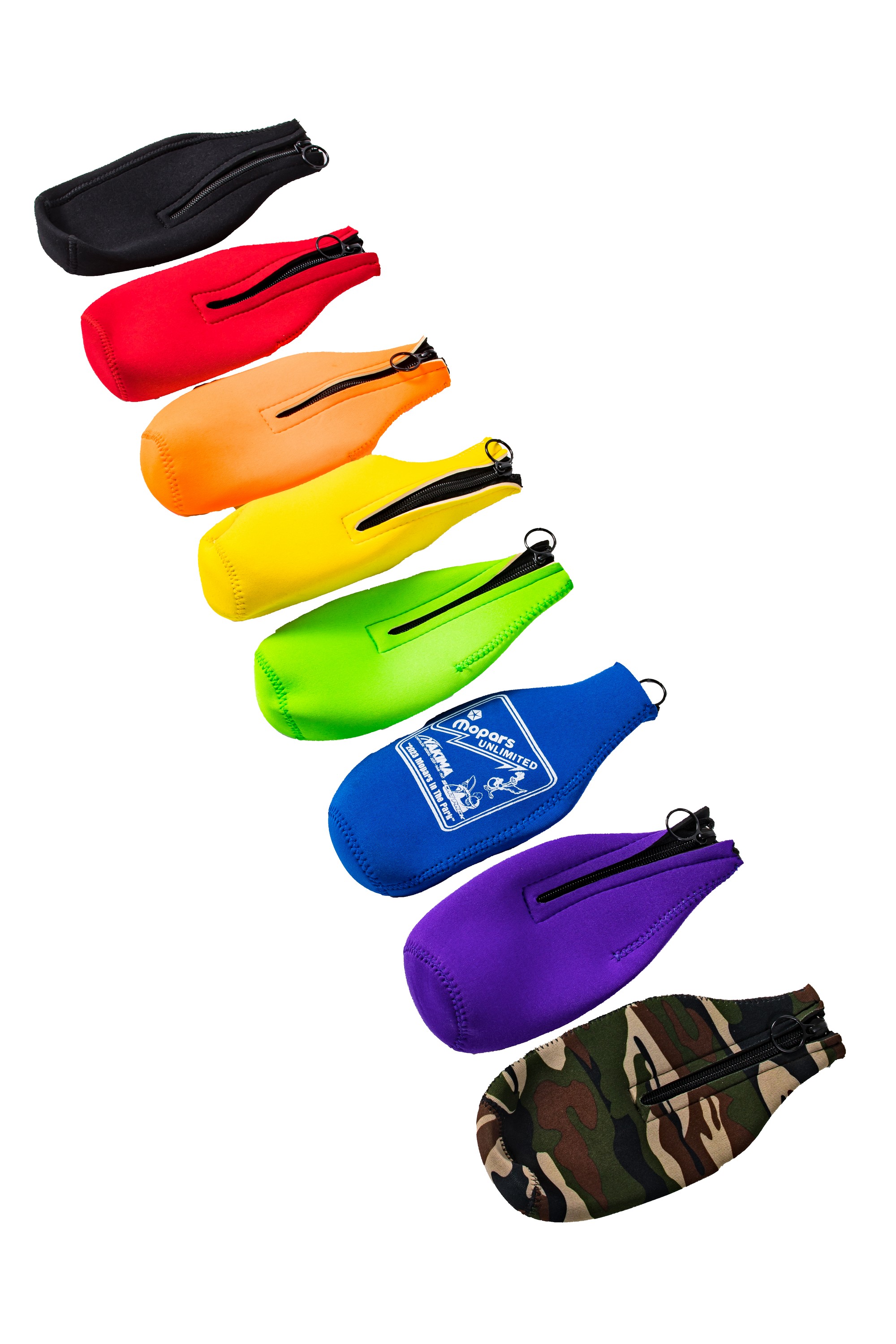 Neoprene Collapsible Bottle Insulator w/Zipper 1