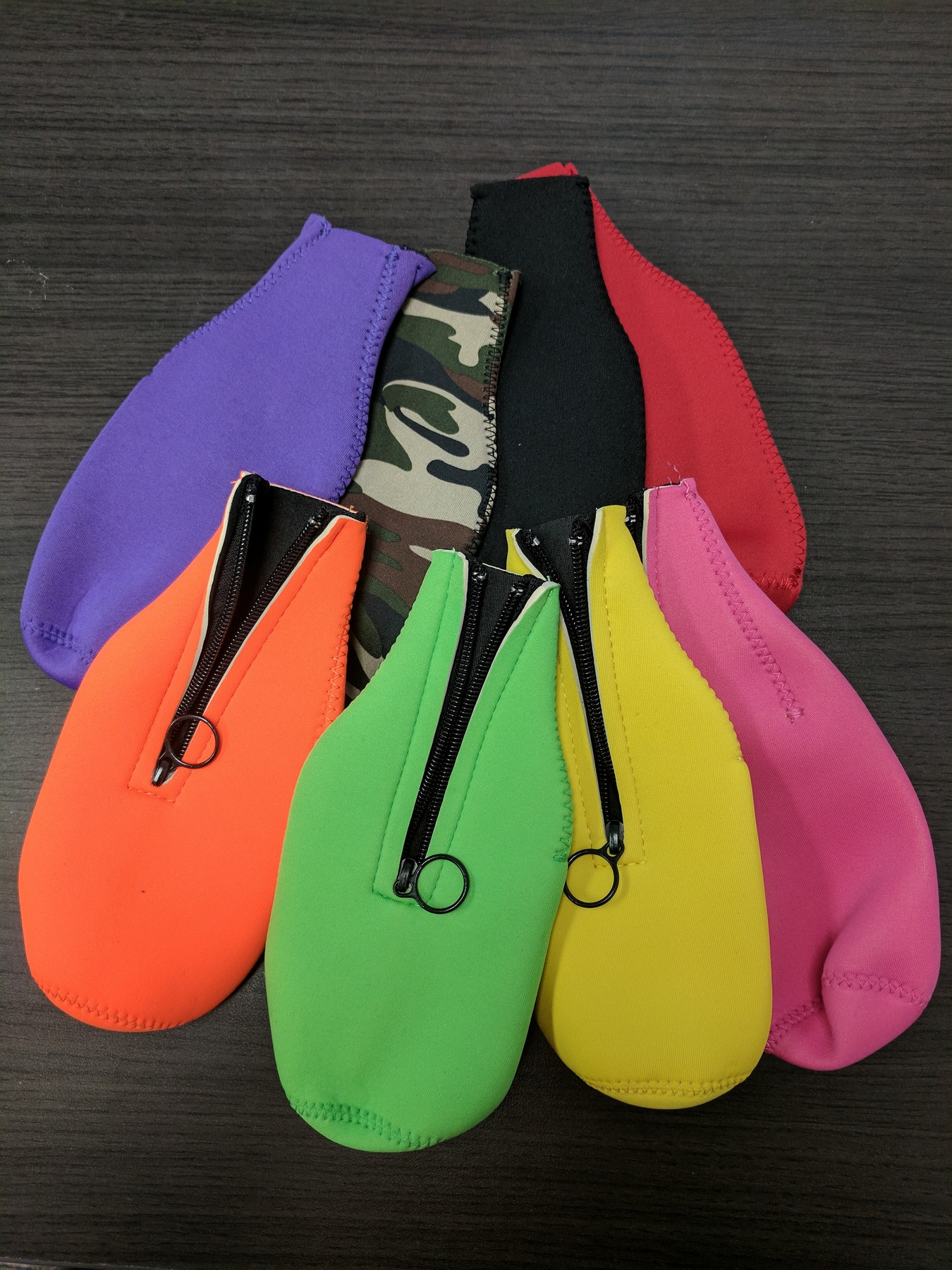 Neoprene Collapsible Bottle Insulator w/Zipper 1