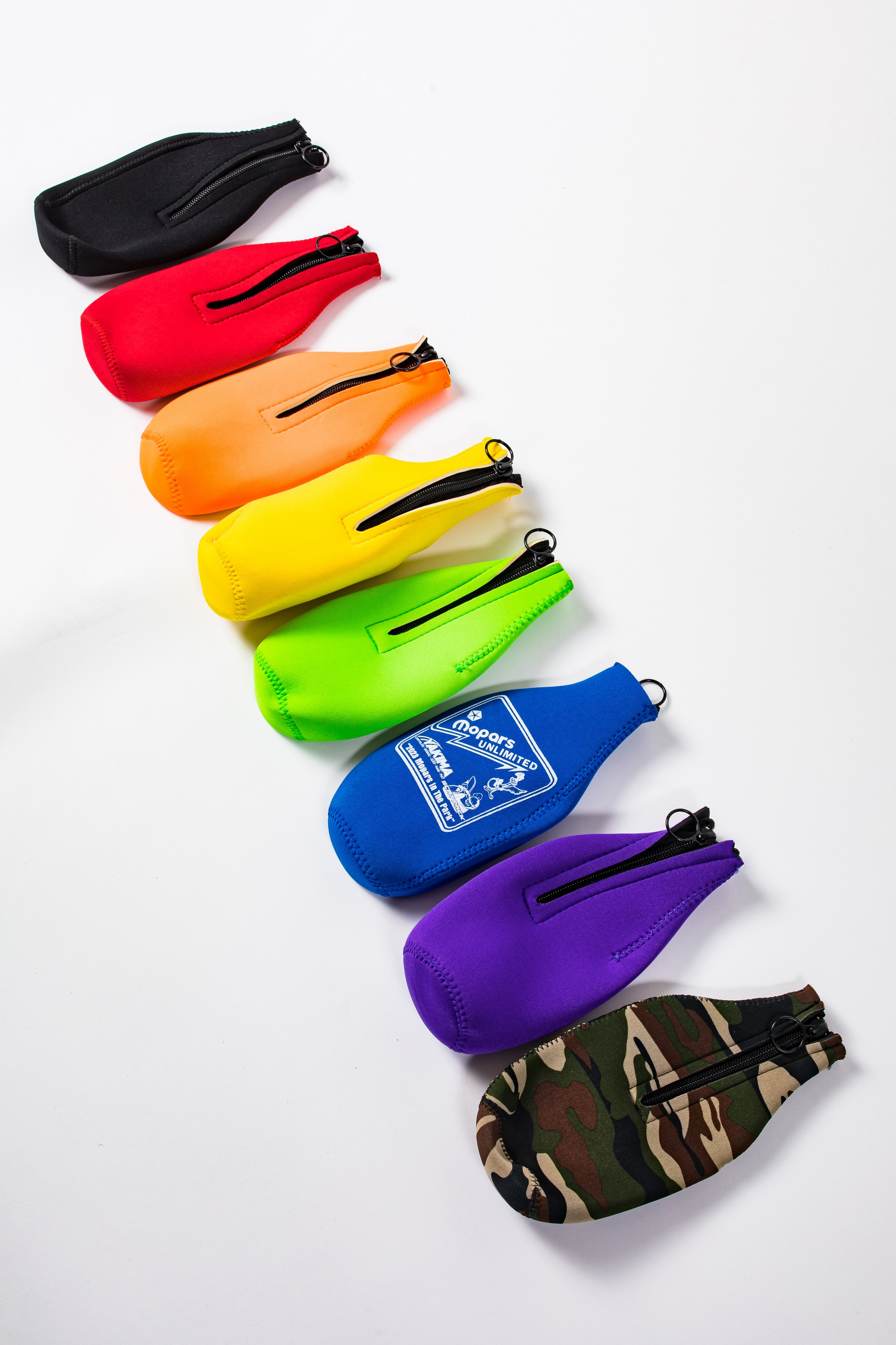 Neoprene Collapsible Bottle Insulator w/Zipper 1