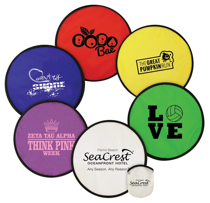 Flexible Nylon Flying Disc w/Matching Pouch 1 Flexible Nylon Flying Disc w/Matching Pouch 1