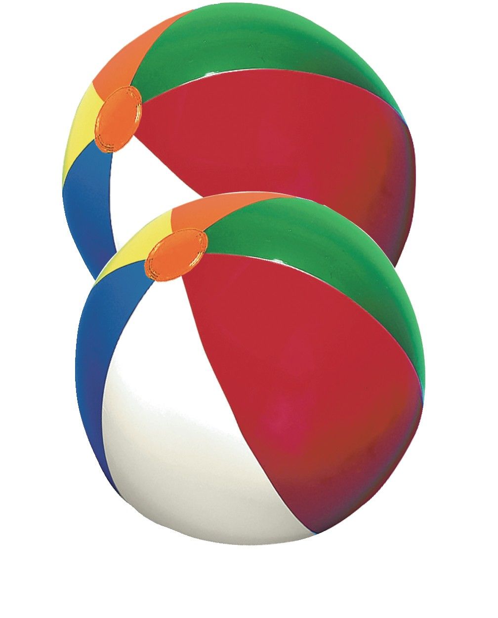 24" Beach Ball w/Multi-Colored or Patriotic Panels 2