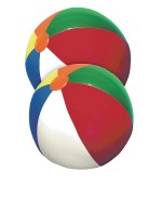 Beach Ball w/ 24%27 Multi-Colored Panels or Patriotic 1 Beach Ball w/ 24%27 Multi-Colored Panels or Patriotic 1