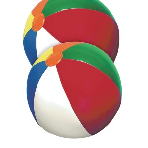 Beach Ball w/ 24%27 Multi-Colored Panels or Patriotic 1 Beach Ball w/ 24%27 Multi-Colored Panels or Patriotic 1