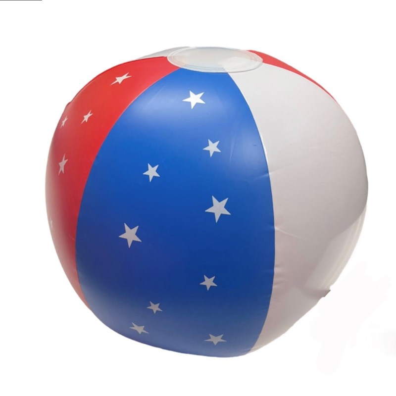 24" Beach Ball w/Multi-Colored or Patriotic Panels 2 24" Beach Ball w/Multi-Colored or Patriotic Panels 2