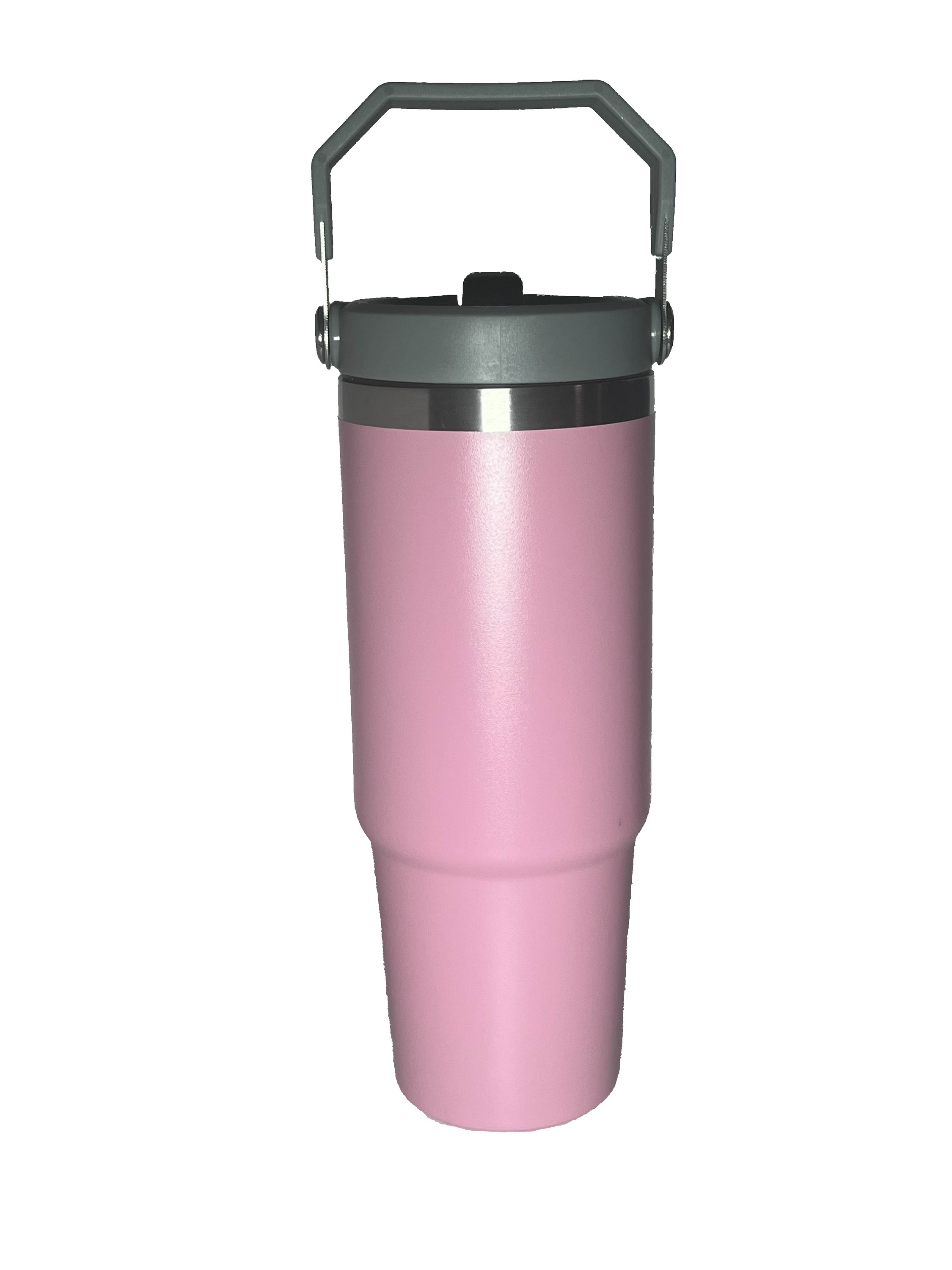 30 Oz. Vacuum Insulated Stainless Steel Tumbler w/Copper Lining & Straw Handle Lid 2