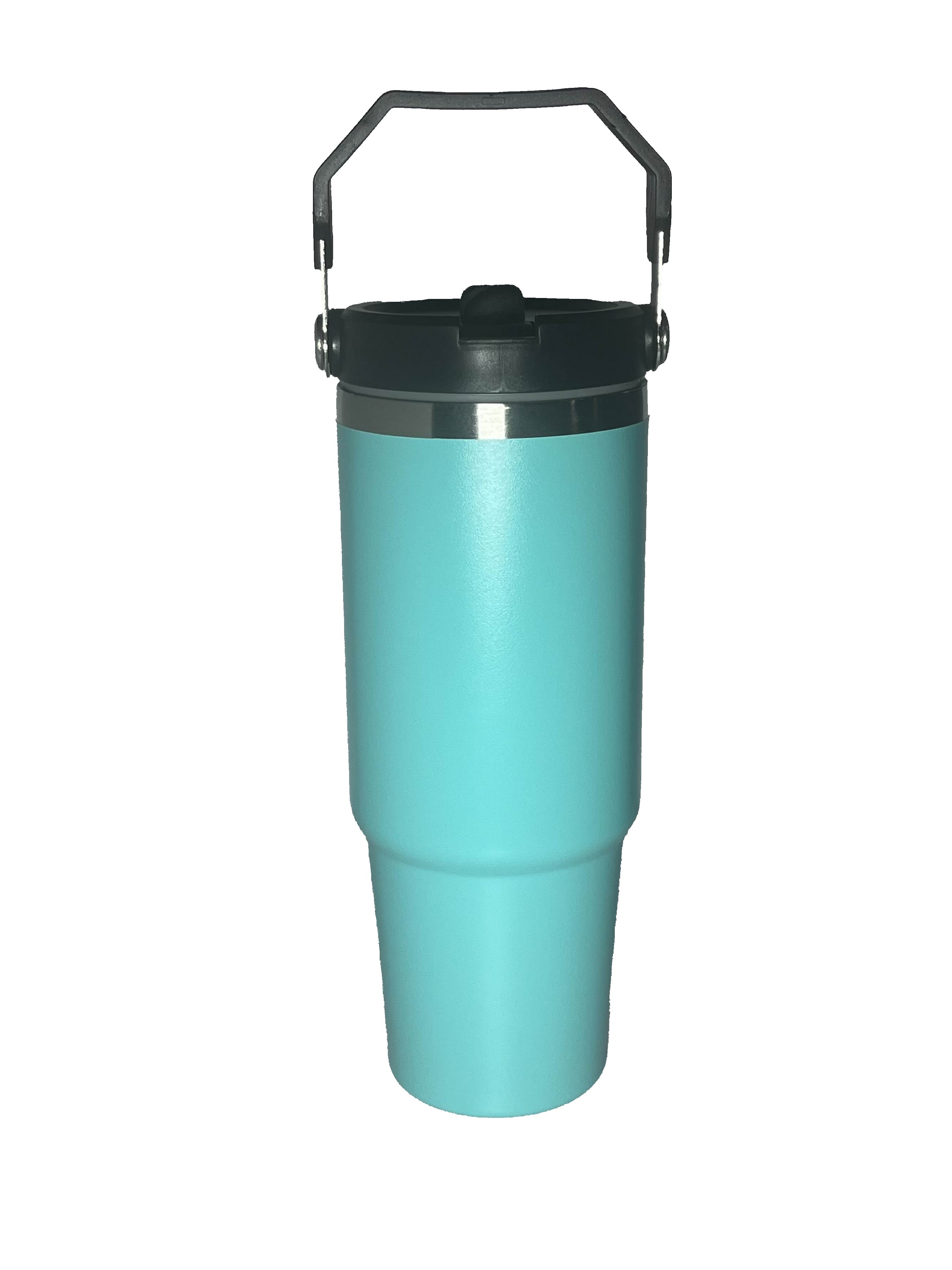 30 Oz. Vacuum Insulated Stainless Steel Tumbler w/Copper Lining & Straw Handle Lid 2