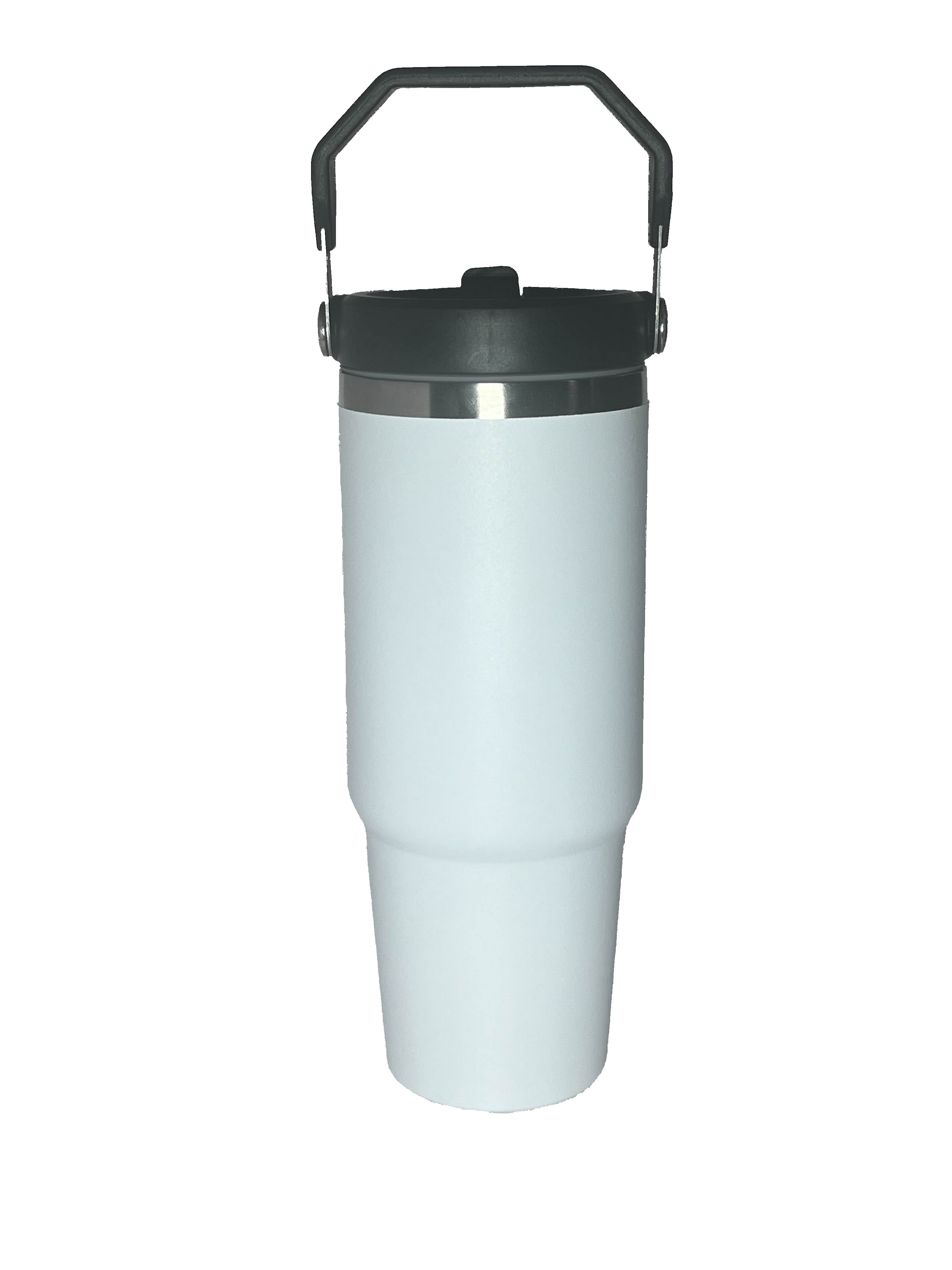 30 Oz. Vacuum Insulated Stainless Steel Tumbler w/Copper Lining & Straw Handle Lid 2