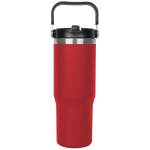 30 Oz. Vacuum Insulated Stainless Steel Tumbler w/Copper Lining & Straw Handle Lid 2 30 Oz. Vacuum Insulated Stainless Steel Tumbler w/Copper Lining & Straw Handle Lid 2