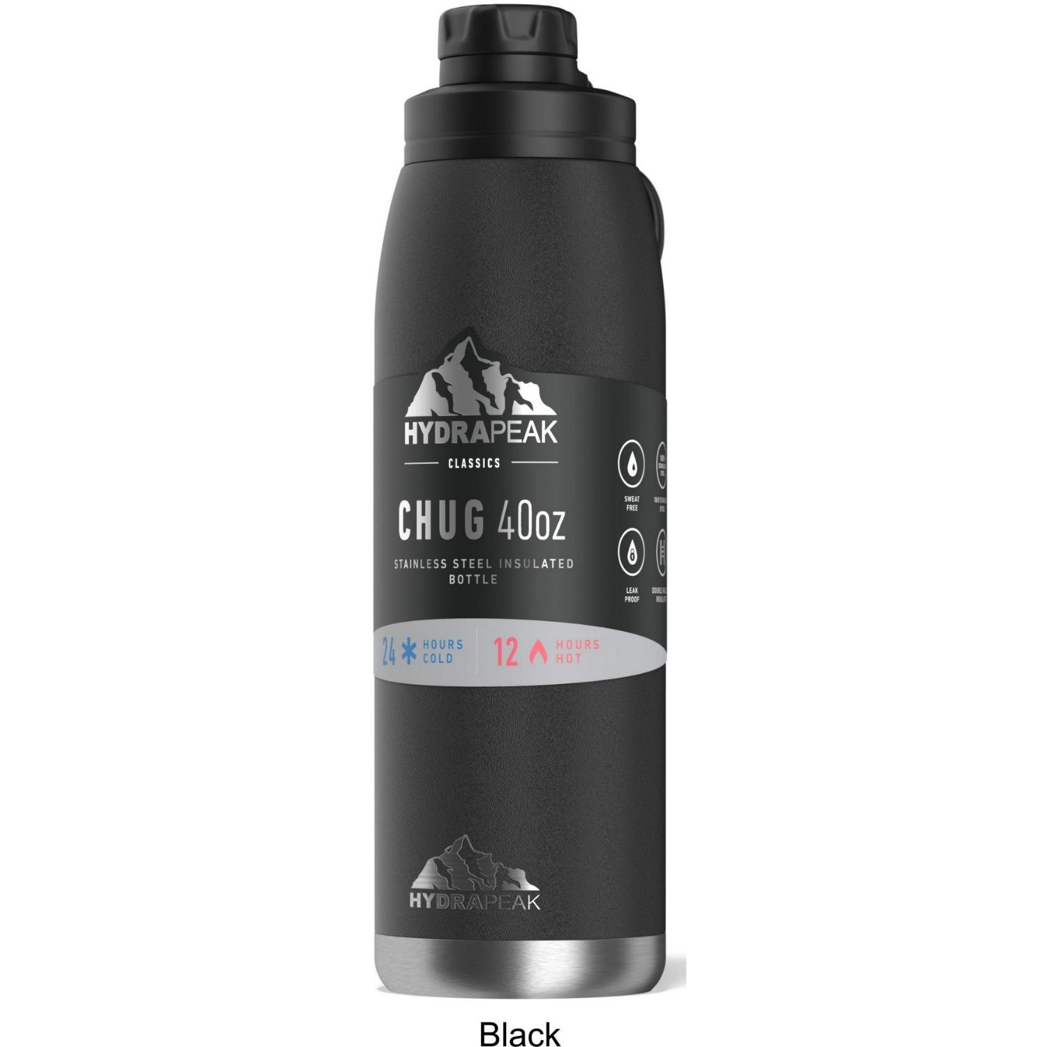 40 oz Hydrapeak® Stainless Steel Insulated Water Bottle 1