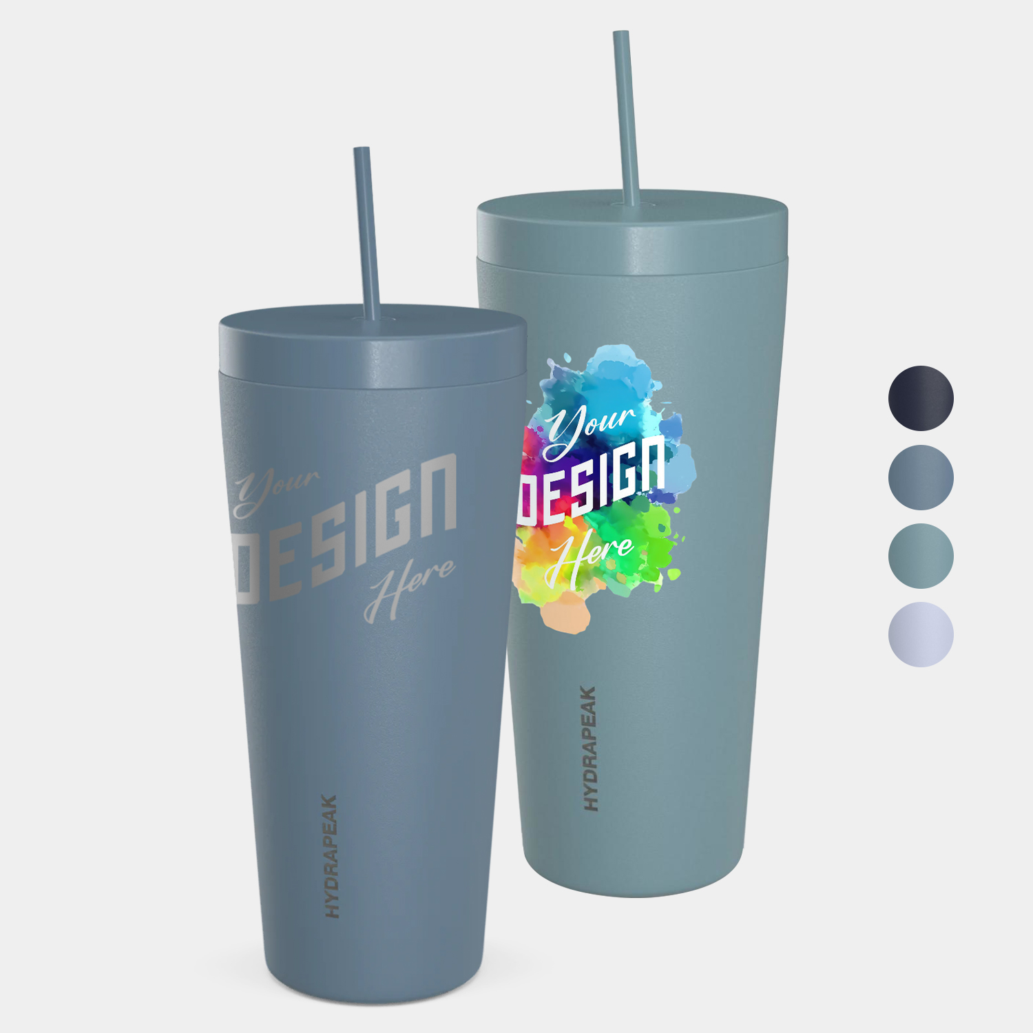 25 oz Hydrapeak® Stainless Steel Insulated Tumbler w/ Lid and Straw 1