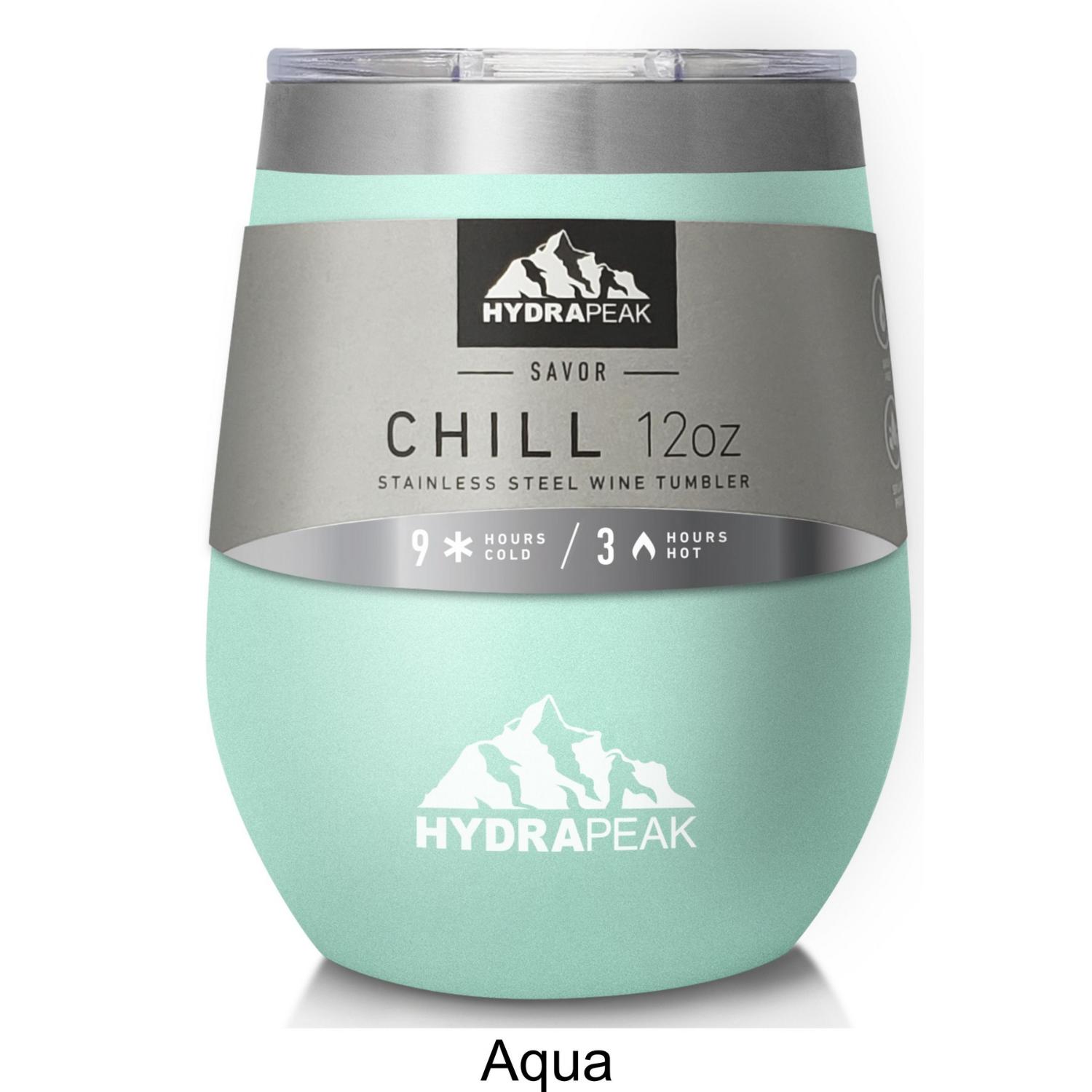 12 oz Hydrapeak® Stainless Steel Insulated Chill Stemless Tumbler 1