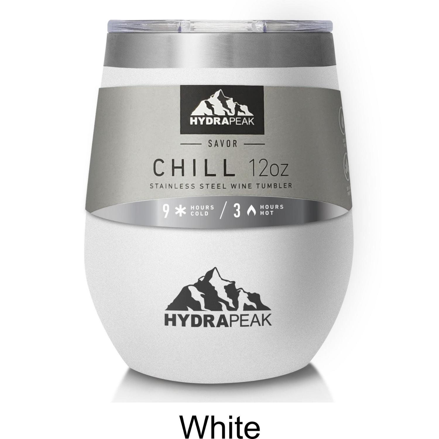 12 oz Hydrapeak® Stainless Steel Insulated Chill Stemless Tumbler 1