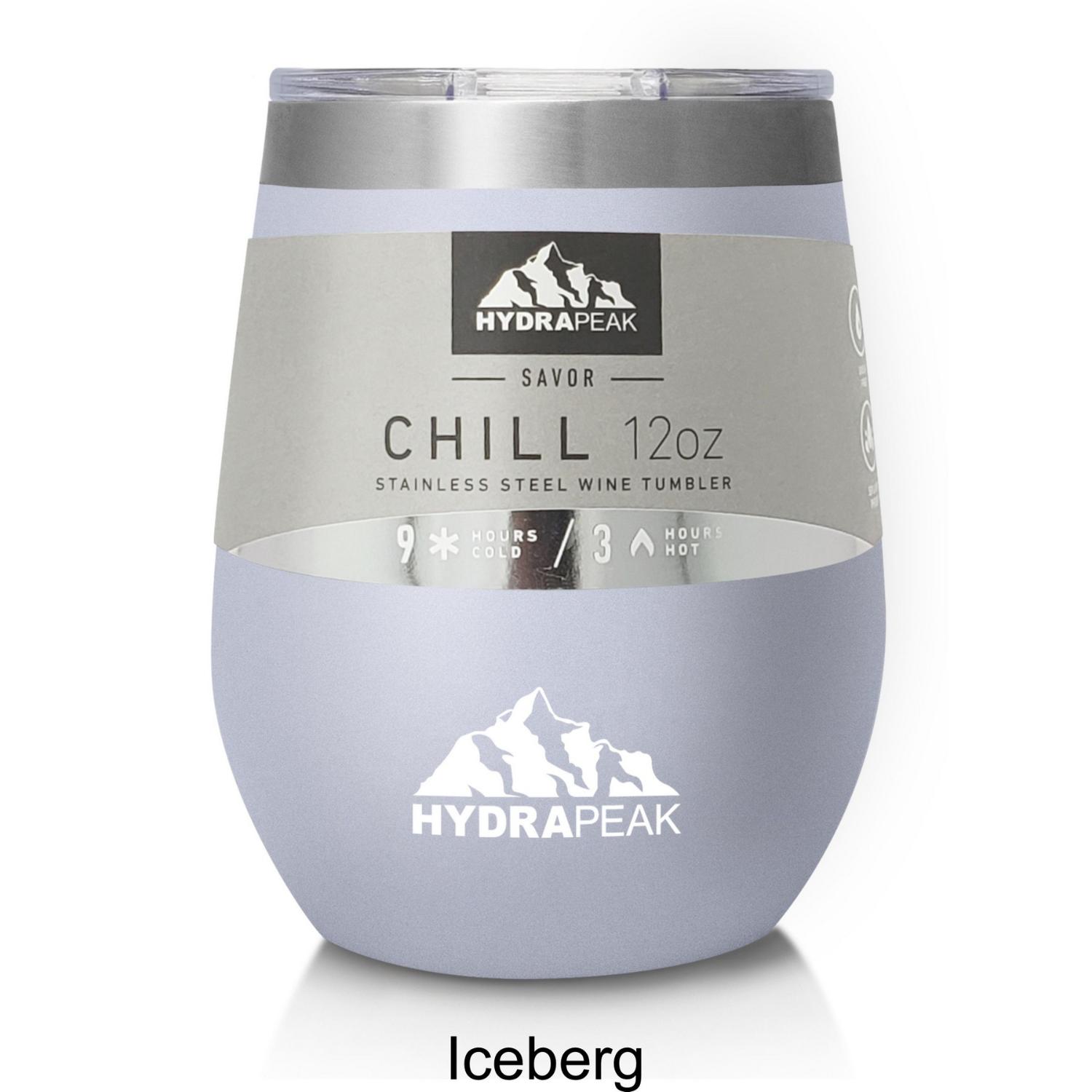 12 oz Hydrapeak® Stainless Steel Insulated Chill Stemless Tumbler 1