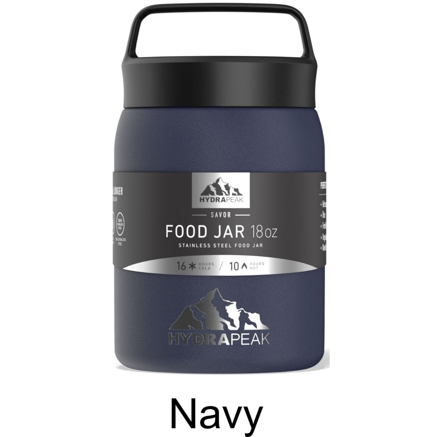 18 oz Hydrapeak® Stainless Steel Insulated Thermos Food Jar 1