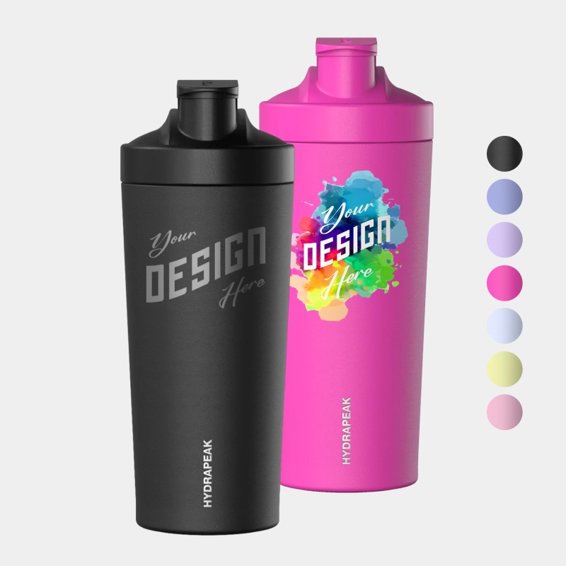26 oz Hydrapeak® Stainless Steel Cocktail Shaker Bottle 1 26 oz Hydrapeak® Stainless Steel Cocktail Shaker Bottle 1