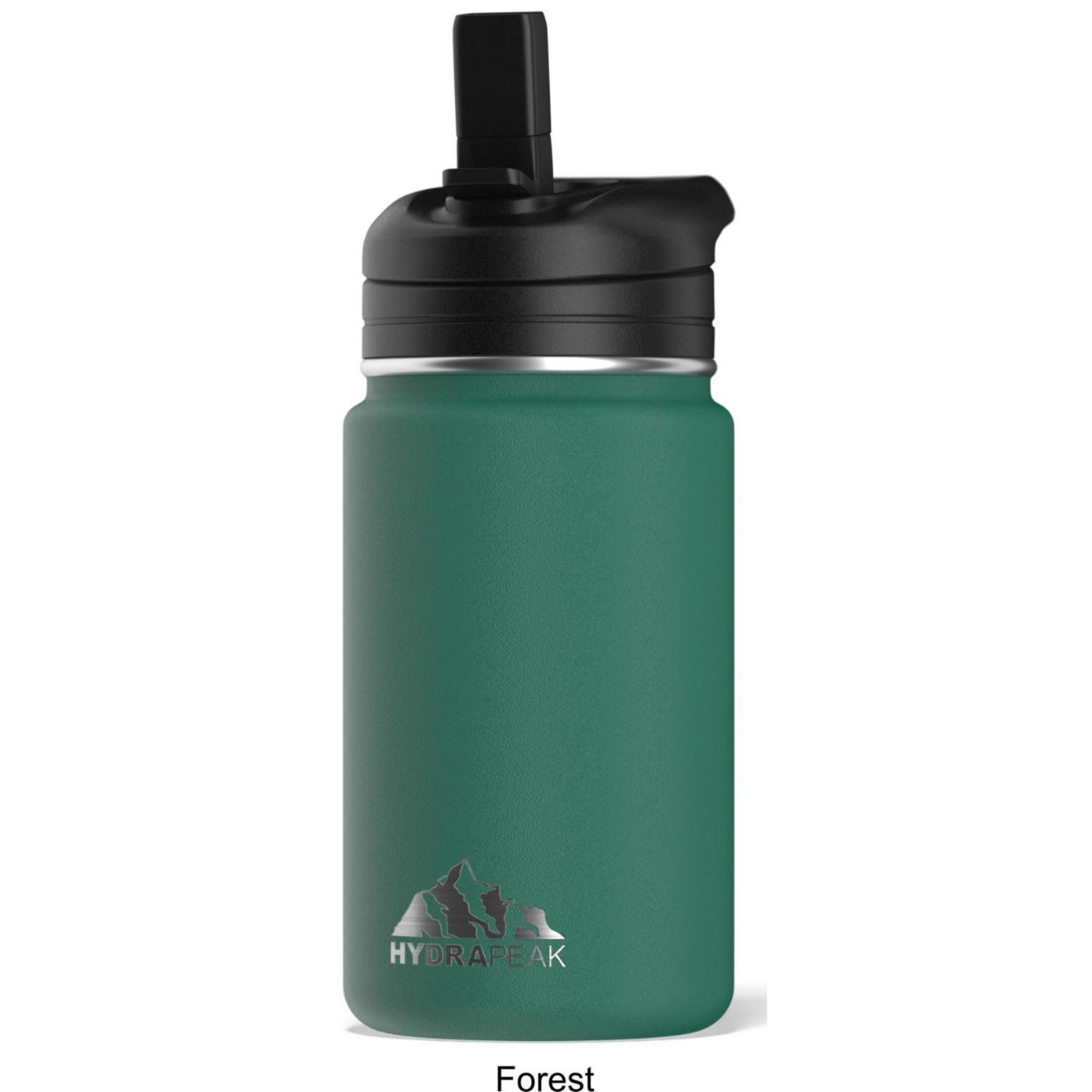 14 oz Hydrapeak® Stainless Steel Insulated Mini Water Bottle w/ Straw Lid 1