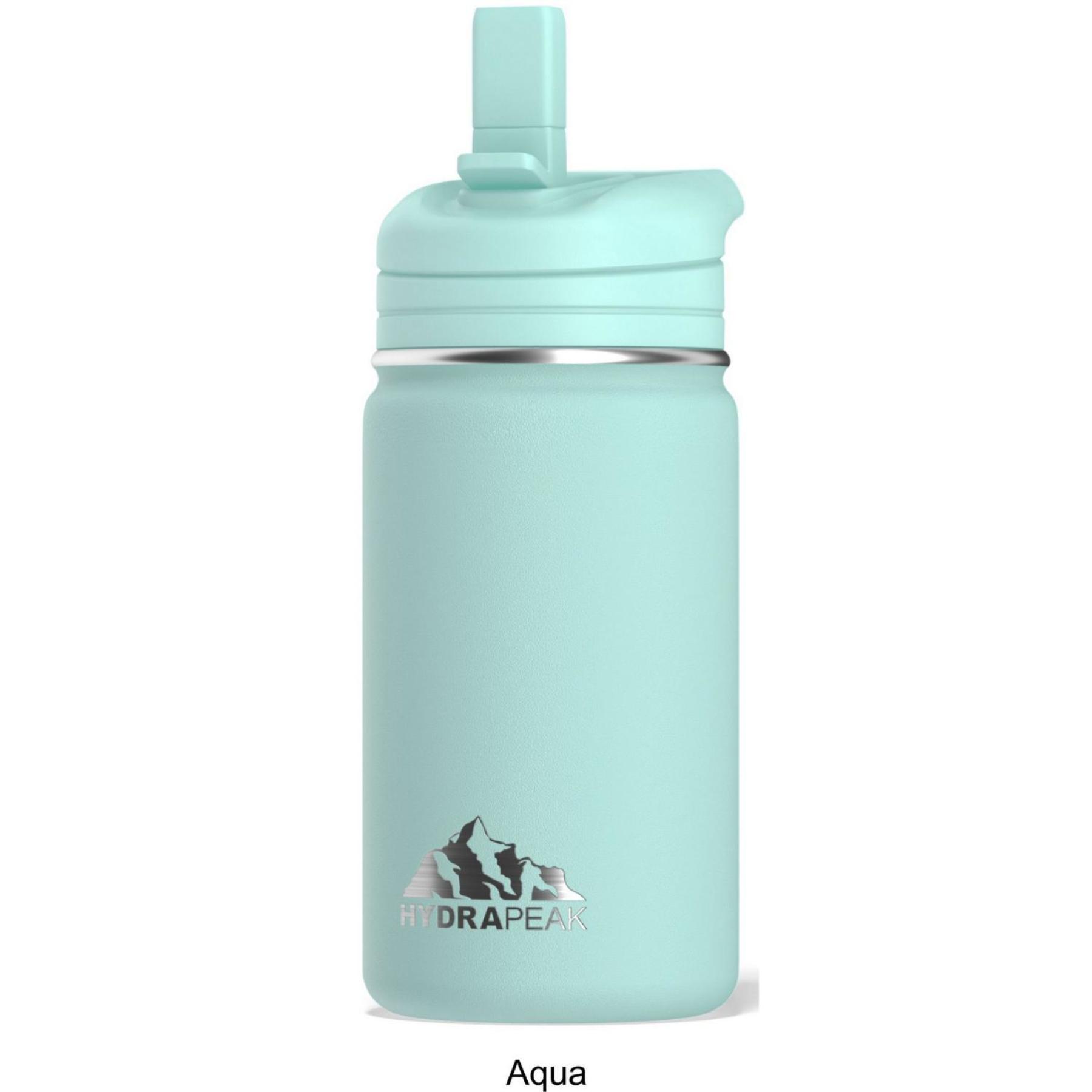 14 oz Hydrapeak® Stainless Steel Insulated Mini Water Bottle w/ Straw Lid 1