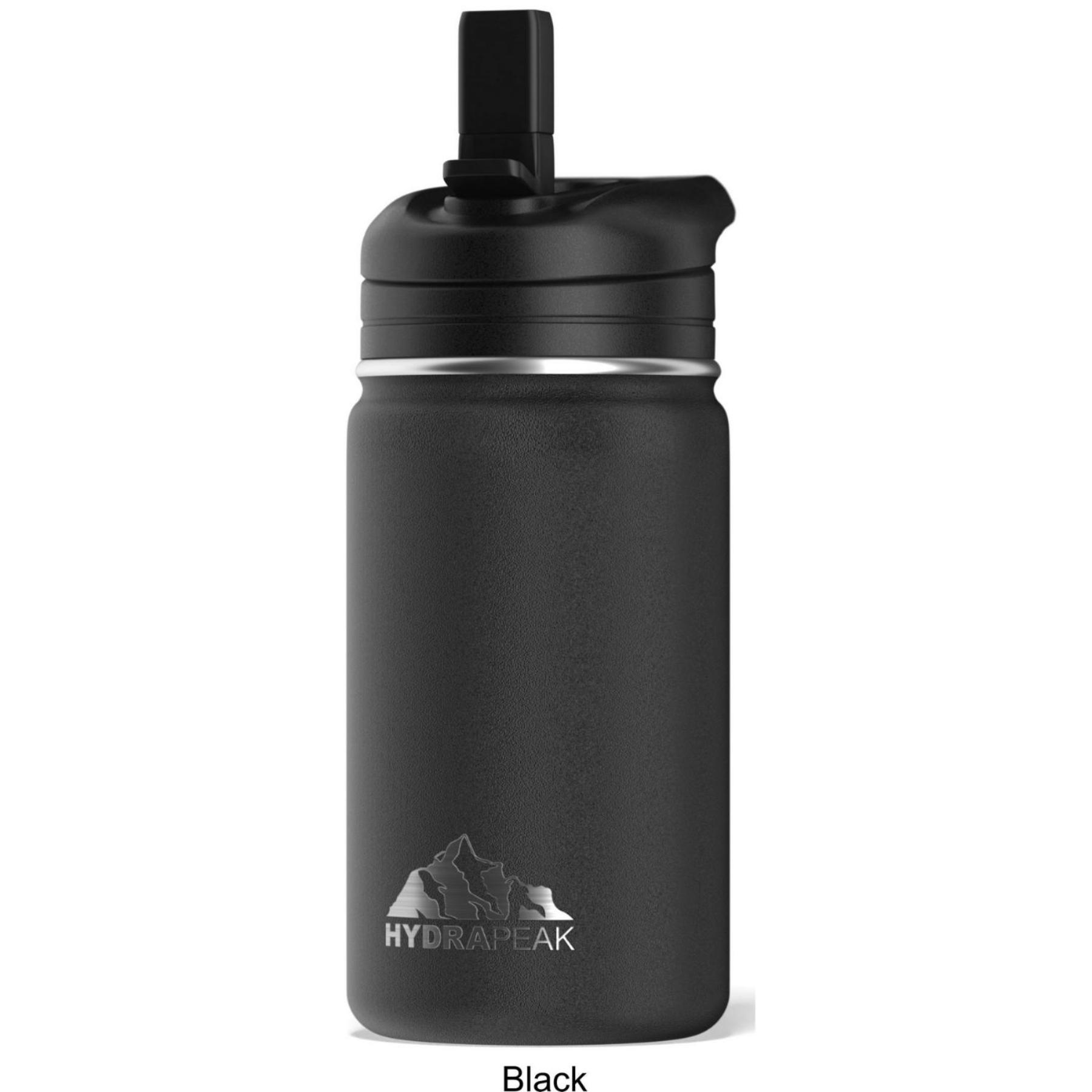 14 oz Hydrapeak® Stainless Steel Insulated Mini Water Bottle w/ Straw Lid 1