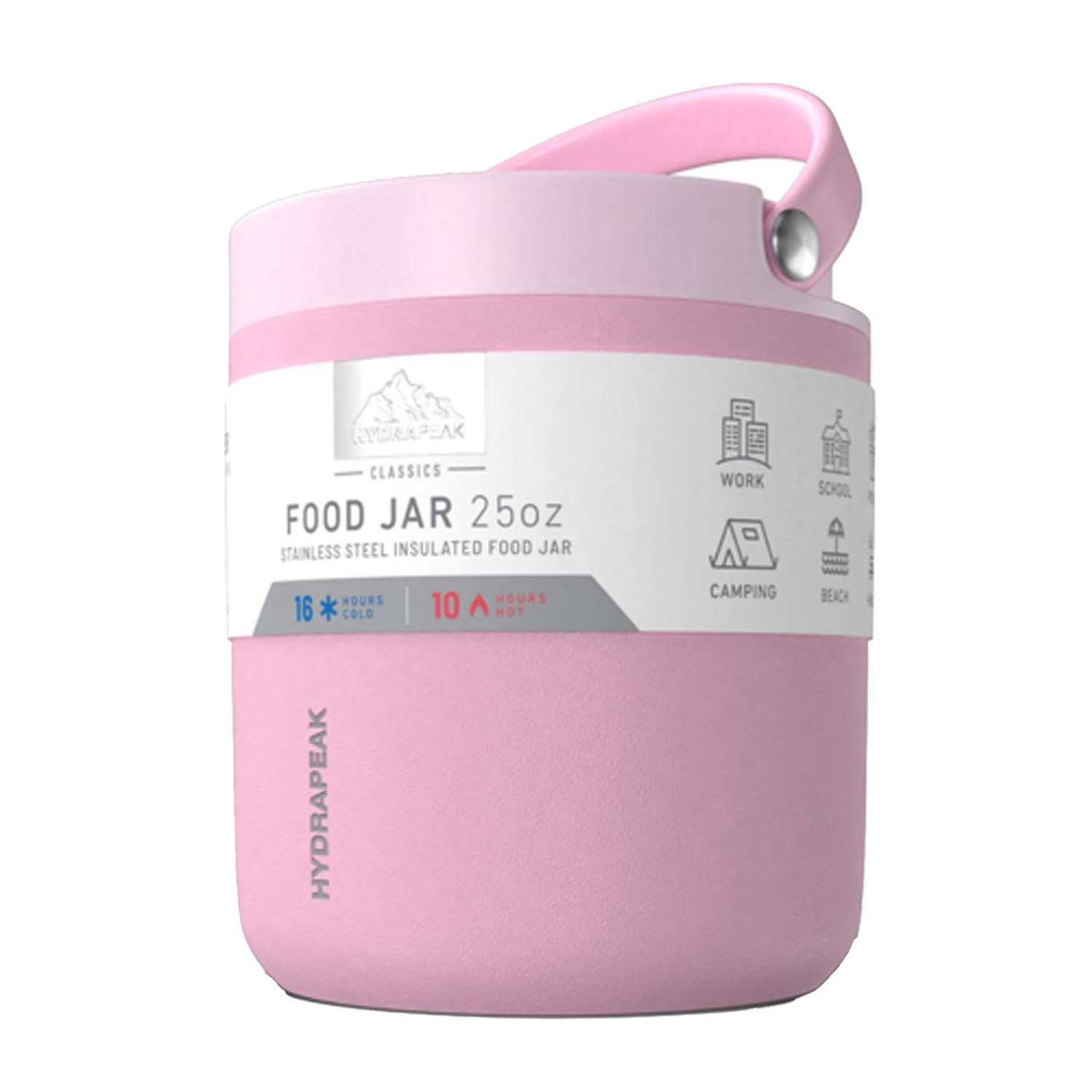 25 oz Hydrapeak® Stainless Steel Insulated Thermos Food Jar 1