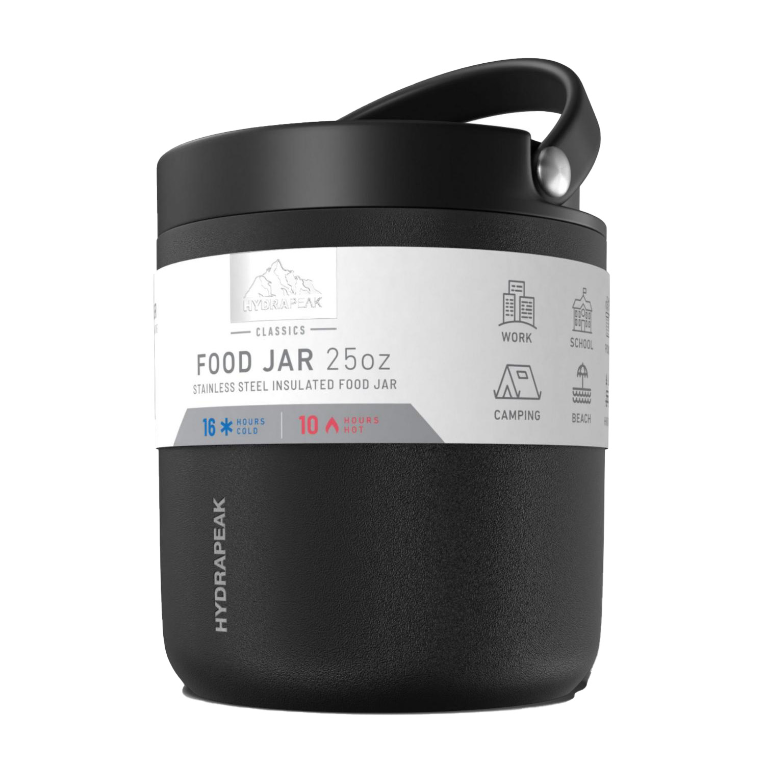 25 oz Hydrapeak® Stainless Steel Insulated Thermos Food Jar 1
