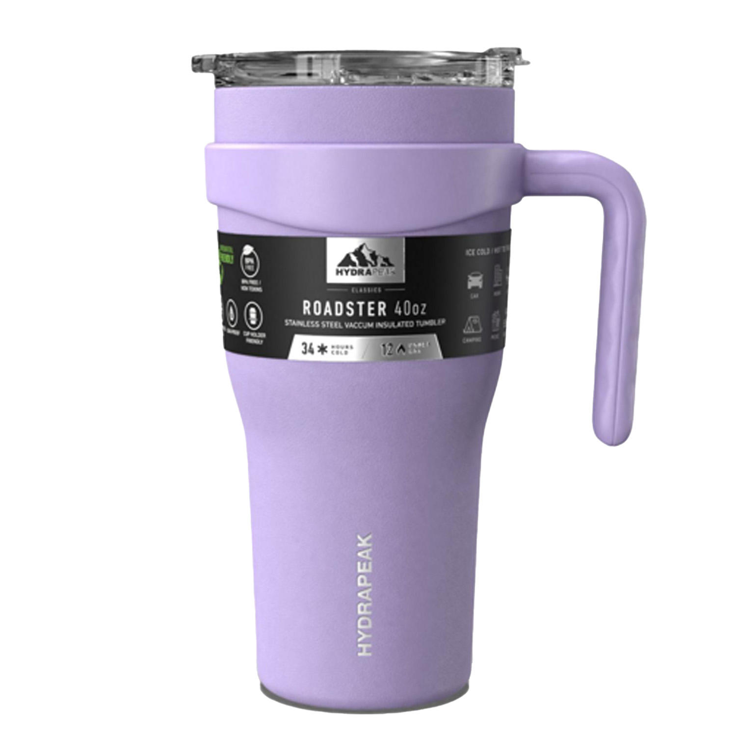 40 oz Hydrapeak® Stainless Steel Insulated Roadster Tumbler w/ Straw Lid 1