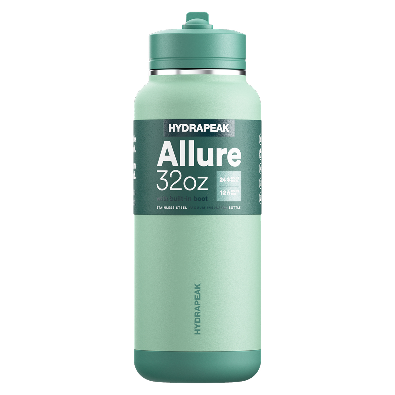 32 oz Hydrapeak® Stainless Steel Insulated Allure Sport Water Bottle w/ Straw Lid 1