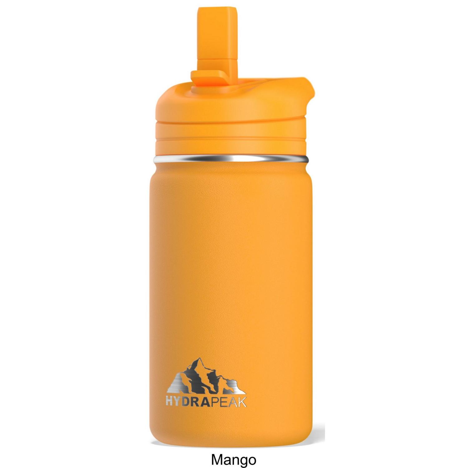 14 oz Hydrapeak® Stainless Steel Insulated Mini Water Bottle w/ Straw Lid 1