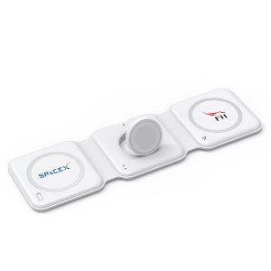 Trio Pro - 3-In-1 Travel Charger With Case - White 1 Trio Pro - 3-In-1 Travel Charger With Case - White 1