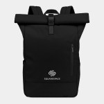 Malibu - Roll Top Laptop Backpack (Black) 1 Malibu - Roll Top Laptop Backpack (Black) 1