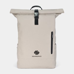 Malibu - Roll Top Laptop Backpack (Tan) 1 Malibu - Roll Top Laptop Backpack (Tan) 1