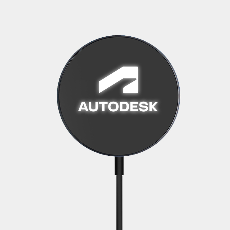 MagLED - 15W Qi Wireless charger with light up logo display 1 MagLED - 15W Qi Wireless charger with light up logo display 1