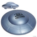 Flying Saucer Stress Reliever - Metallic Blue Flying Saucer Stress Reliever - Metallic Blue