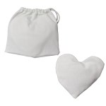 Natural Scented Wonder Beads™ Heart - White Natural Scented Wonder Beads™ Heart - White