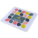 Arista Dye Sublimated Non-Slip Mouse Pad - White Arista Dye Sublimated Non-Slip Mouse Pad - White