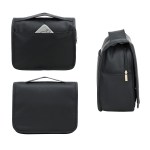 Steward Soft Leatherette Toiletry Bag - Black Steward Soft Leatherette Toiletry Bag - Black