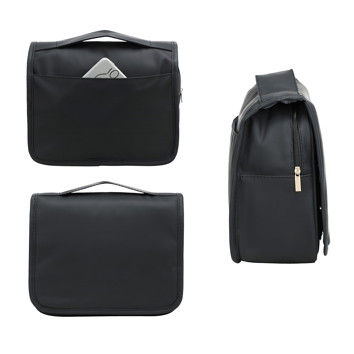Steward Soft Leatherette Toiletry Bag 1
